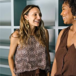 Noonday Convertible Button Tank, Bagru